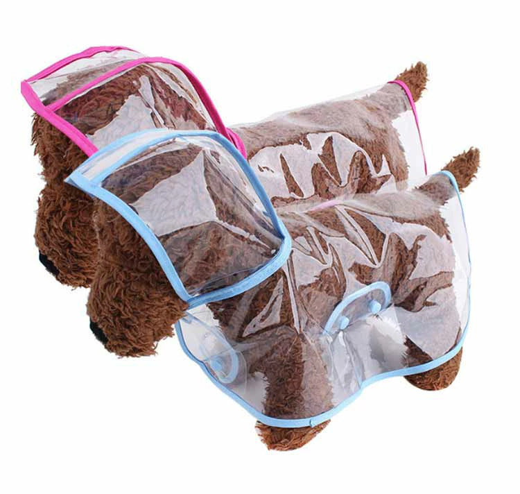 高評価 犬用 レインコート レインポンチョ ドッグウェア 雨具 カッパ 小型犬 中型犬 レインウェア クリア アウトドア ペット 犬 透明 フード付き パーカー 帽子付き 犬服 ペット服 梅雨 雨対策