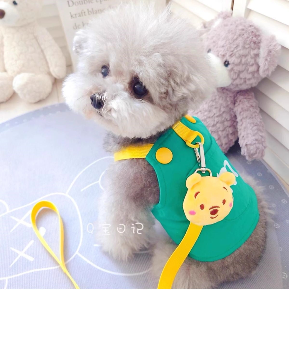 ペットの猫の小型犬のテディの犬の胸のストラップの牽引ロープのベスト式のドッグランの犬のひものかっこいいかわいい衝突色 メガ割ワンピースパンツトートバッグ