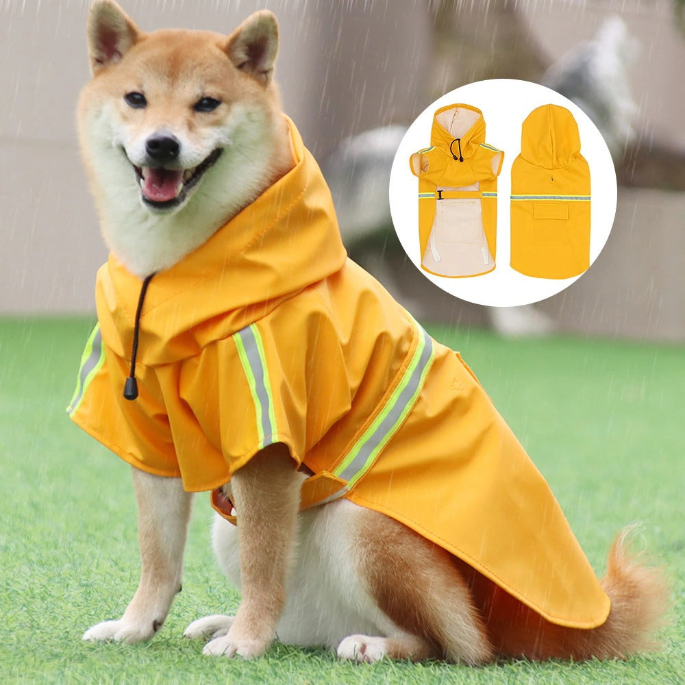 犬用 レインコート 中型犬 小型犬 雨具 カッパ 犬服 防水 ドッグ ペット服 お出かけ 防雨 ペットレイングッズ ドッグウエア ペットポンチョ 梅雨 散歩