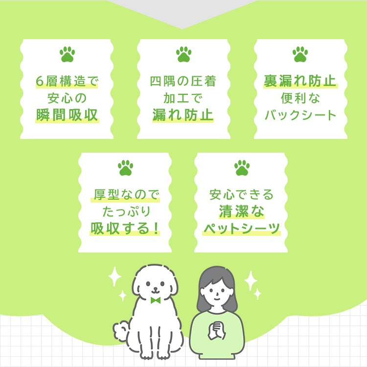 <a href="https://www.qoo10.jp/gmkt.inc/Search/brand.aspx?brandno=114450" target="_blank" class="title_brand" id="btn_brand" title="WEIMALL">WEIMALL</a>ペットシーツ 厚型 ワイド レギュラー 大容量 1200枚 800枚 600枚 200枚 まとめ買い 使い捨てペットシート 多頭飼い 犬 猫 業務用 ペット用品