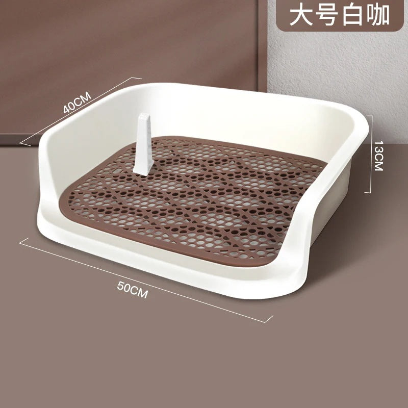 PP素材を採用犬 トイレ トレー おしゃれ トイレトレーニング ペットトレー ワイド ペット用 犬用トイレ トイレ本体 犬トイレ 犬のトイ トイレ容器 ペットトレー トイレトレーニング