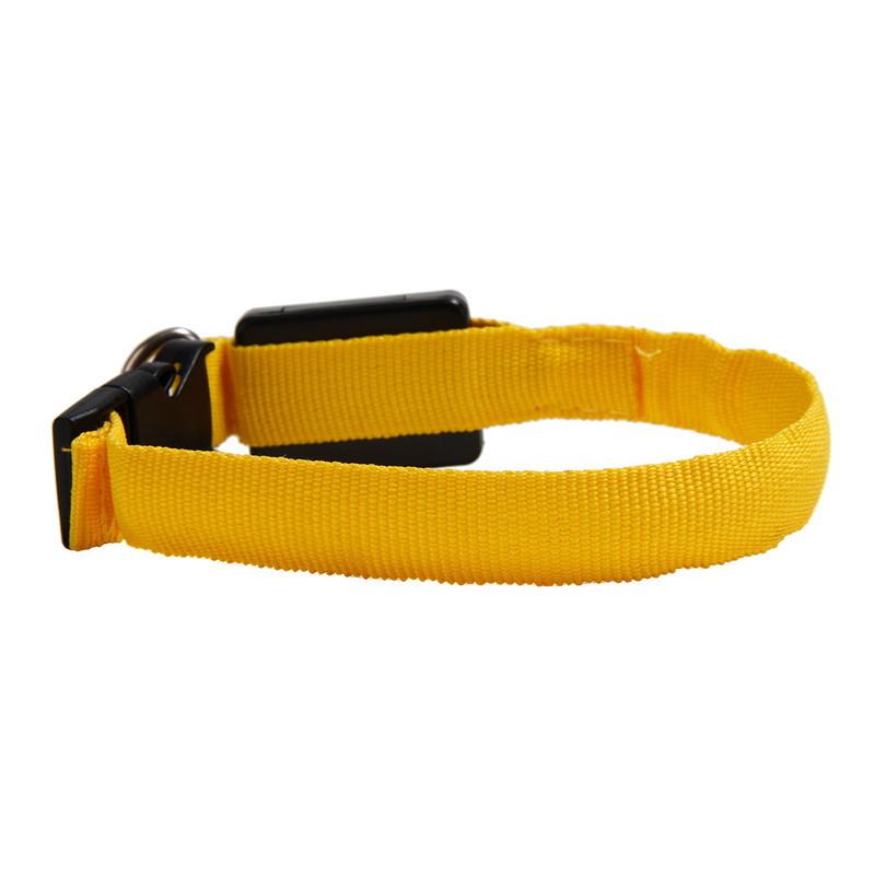 首輪 犬用 単品 LEDライト 光る ドッグ イヌ わんこ ペット用品 ペット用首輪 電池式 お散歩 夜間 早朝 夕方 アウトドア 小型犬 中型犬 ネ