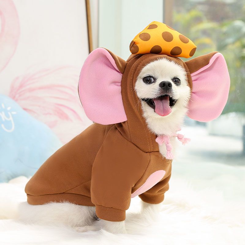 犬の服 かわいい犬の衣装 ハロウィン 仮装舞踏会 子ネズミとチーズ