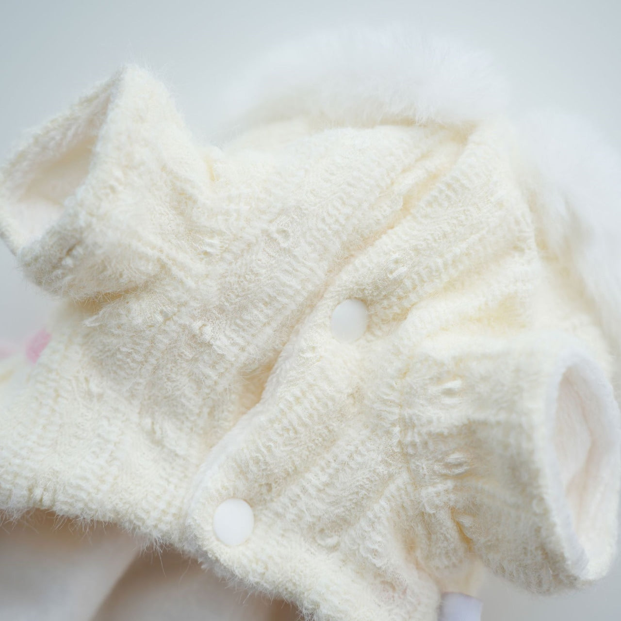 犬服ペット猫服かわいいソフトウールふくらませドレス快適ソフトもちもち冬居心地の良い暖かい服
