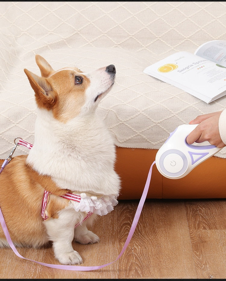 新型LED発光犬ロープペット牽引ロープ自動伸縮ドッグランロープ犬ロープ牽引ロープ犬用品