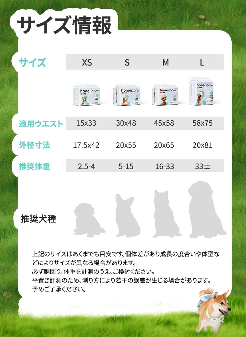 <a href="https://www.qoo10.jp/gmkt.inc/Search/brand.aspx?brandno=109151" target="_blank" class="title_brand" id="btn_brand" title="Honeycare">Honeycare</a>男の子用マナーおむつオムツ 36枚 ペットの紙おむつ 男の子 しつけ 男の子 マナーおむつ ペット 犬 おむつ 犬用 オス オムツ 犬オムツ ペットオムツ 犬用オムツ 紙オムツ 小型犬 テープ式