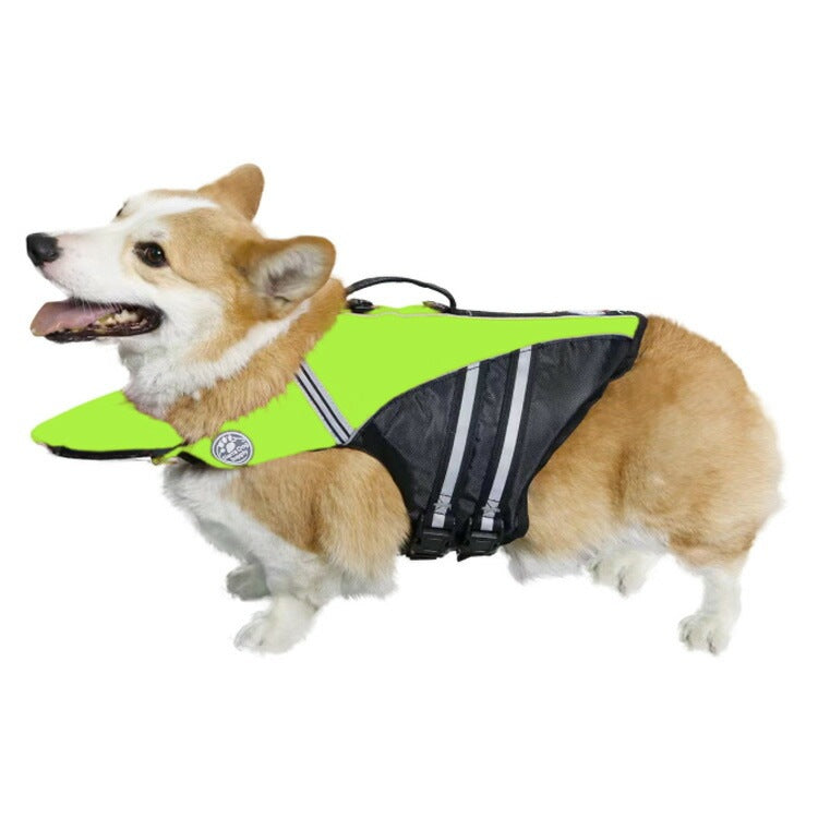限定販売犬用 大型犬 ライフジャケット 配色 小型犬 フローティング 海 ハンドル付き 犬用 かわいい 海水浴 ライフジャケット 救命胴衣 中型犬 高浮力 プール 川 水遊び あごのせ 川遊び 水害