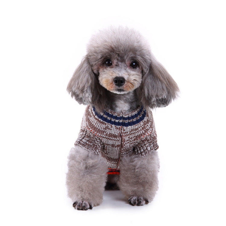 2023年新作入荷 ペット服 犬 服 Tシャツ ドッグウェアペットの服セーターハイネック犬の服セータークリスマス雪花の犬のセーター秋冬