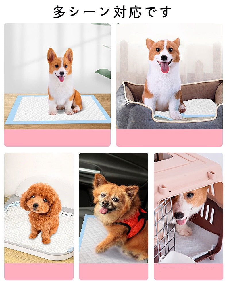 ペットシーツ 犬猫 人気!快速出荷!うんち袋を送る ペットトイレ ペットシーツ トイレシーツ ペットシート エッジシリコンマット 犬猫トイレ 大容量800枚 1回使い捨て ワイド 薄型