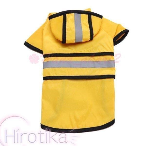 ペット服 レインコート 犬の服 ペット用品 ドッグウェア 雨具 ポンチョ 雨着 小型犬 中型犬 大型犬 フード付き 旅行 お出かけ 梅雨