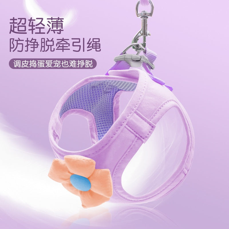 小型犬 犬 リード 75 猫用 中型犬 ペットハーネス ペット用品 シンプル 胴輪 お出かけ 犬用 2点セット ハーネス ネコ用ハーネス お散歩 簡単装着 犬用ハーネス 軽量 おしゃれ ハーネスリード