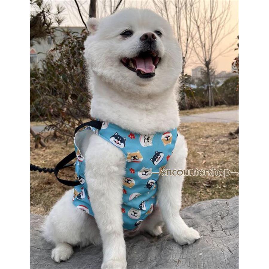 安くなった!犬 服 ハーネス ペット服 犬用 クールベスト 熱中症対策 暑さ対策 ひんやり 保冷剤付き ベスト クール 瞬間冷却 小型犬 中型犬 お散歩 お出掛け