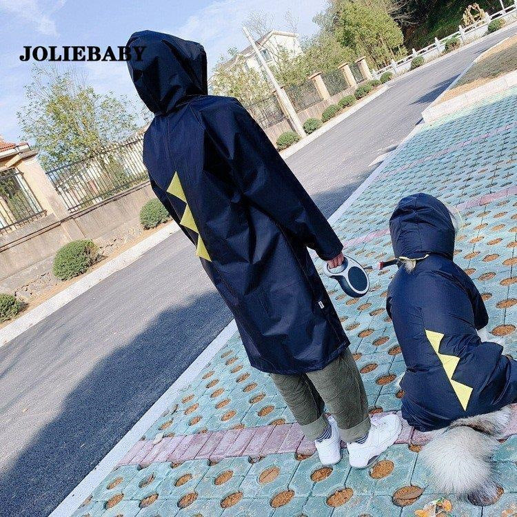 レインコート カバー 薄型 ペットとお揃いの服 中型犬/大型犬 ペアルック 飼い主とお揃い服 犬の服 犬とオーナーお揃い お散歩 雨具 梅雨対策