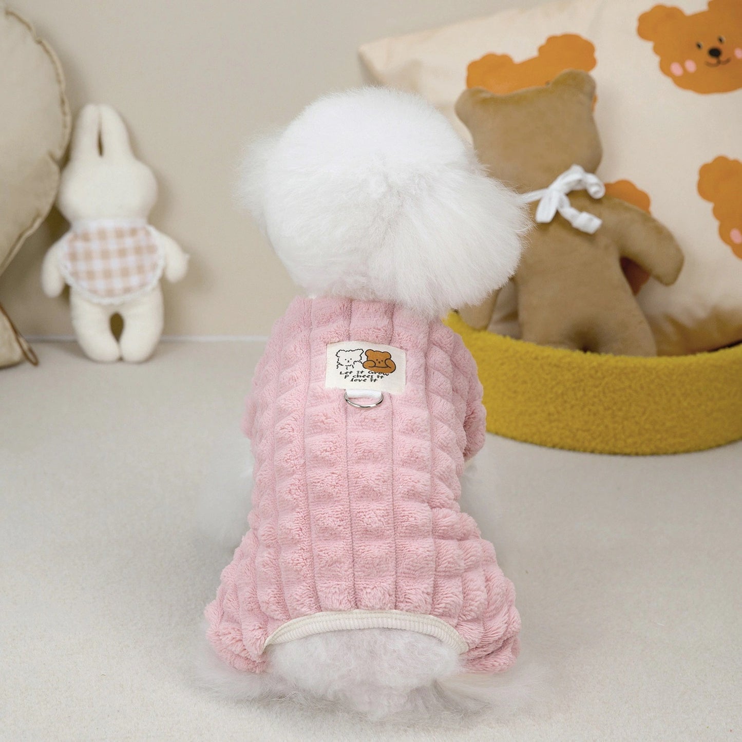 人気犬の服 ペット服 小型犬 猫 着ることができる 秋冬 暖かい 快適 シアリング 4本足 フリースジャケット
