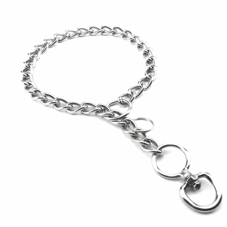 ドッグ いぬ イヌ 犬 首輪 ステンレス チェーン 引っ張り しつけ用ペット ペットグッズ 犬用品 首輪 胴輪 リード 首輪