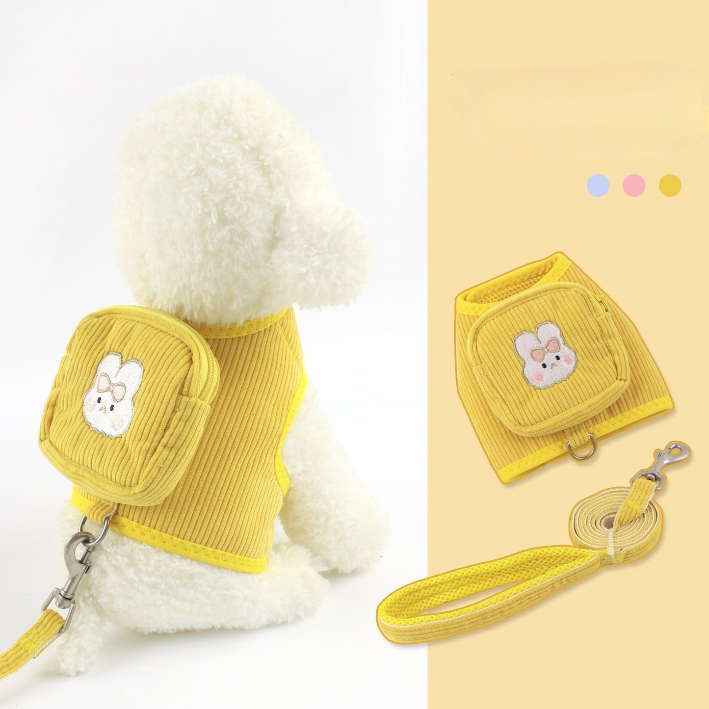 ペットハーネス ネコ用ハーネス 軽量 ハーネスリードセット 106 お出かけ お散歩 犬 ペット用品 胴輪 2点セット ハーネス 中型犬 犬用ハーネス 猫用 簡単装着 犬用 リーシュ 小型犬 シンプル