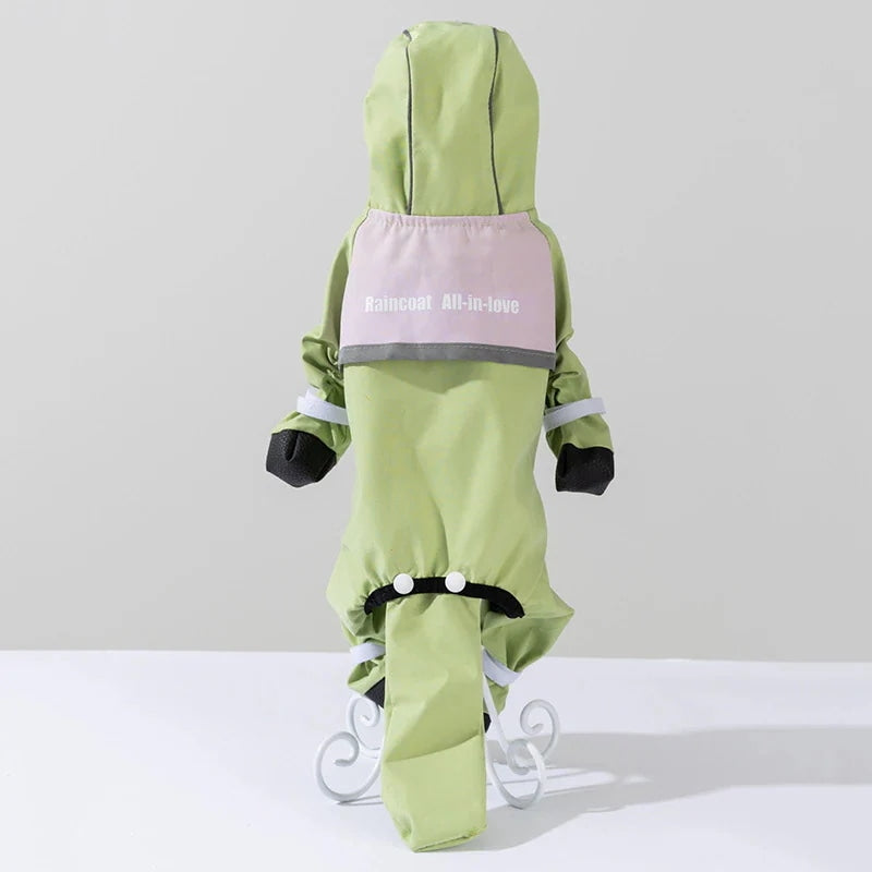 ペット用品 アニメ 防水 ペット用レインコート 四肢を完全に覆うレインコート 小型犬から中型犬まで 雨の日のお出かけ 犬の服 夏用