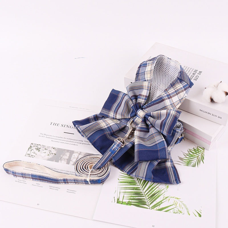 ペット リード 犬 猫 洋服 jk ベストタイプ リード 洋服 テディベア お出かけ チェストストラップ 犬 リード グッズ r n r n
