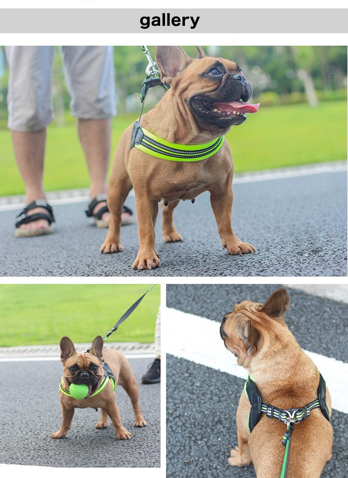 メッシュ 小型犬 ふっくら生地 犬 中型犬 ベスト ドッグウェア ドッグ 大型犬 キャット 服 ハーネス 胴輪 反射 付 ペット リード