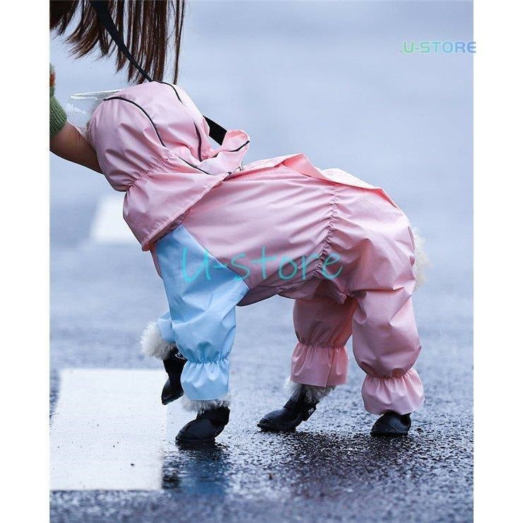 犬用 防水服 レインコート 犬服 雨具 お散歩 梅雨対策 着脱簡単 ゴールデン犬 防雨犬の服 小型犬 中型犬 犬レインコート ドッグウェア