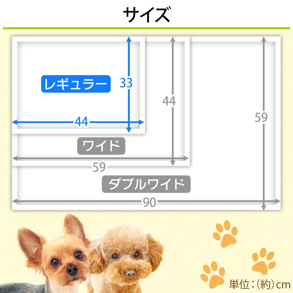 アイリスオーヤマ ペットシーツ 薄型 1回使い捨て 抗菌 消臭 小型犬 レギュラー 200枚×4袋(800枚入) (ケース販売)