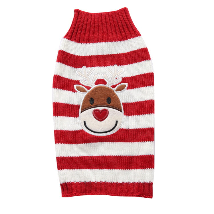 2023年新作入荷 ペット服 犬 服 Tシャツ ドッグウェア犬セーターペットクリスマスセーターニットハイネックペット服セーター犬セーター