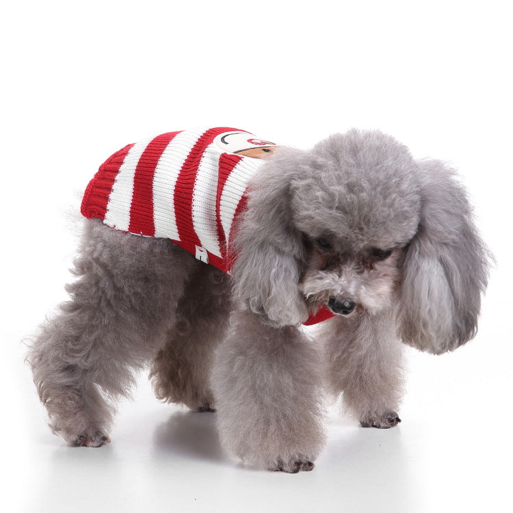 2023年新作入荷 ペット服 犬 服 Tシャツ ドッグウェア犬セーターペットクリスマスセーターニットハイネックペット服セーター犬セーター