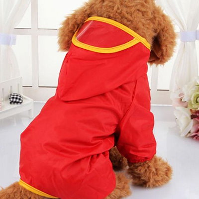 ペット服 犬 レインコート 犬レインコート 小型 中型犬 用 ペットレインコート 雨具 ドッグ ペット服 レインポンチョ カッパ 帽子付 レインウェア
