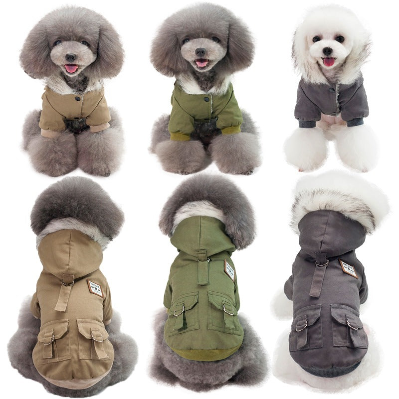猫 犬 ペット服ドッグウェアペット服 冬 ペット コート 犬 ジャケット ドッグウエア パーカー 小中型犬 保温 防寒 お散歩お出かけ