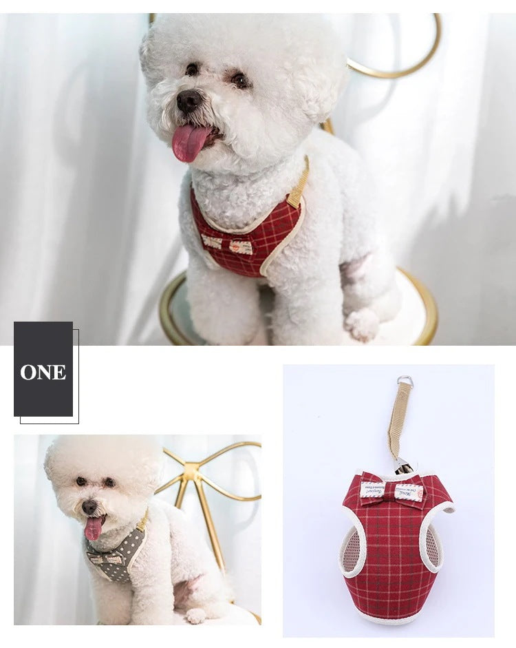 【3日以内に出荷】ハーネス 犬 リード付 ペット ソフトハーネス 胴輪 メッシュ素材 ベスト 小型犬 中型犬 大 ペット