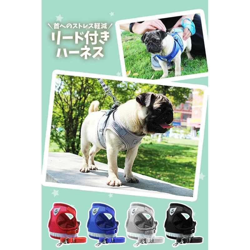 中型犬 犬用 母の日 お散歩グッズ ハーネス ペット用品 犬 大型犬 ハーネス 中型犬 おさんぽ 小型犬 ハーネス 小型犬 バックル 可愛い 無地 リード付き ペット用