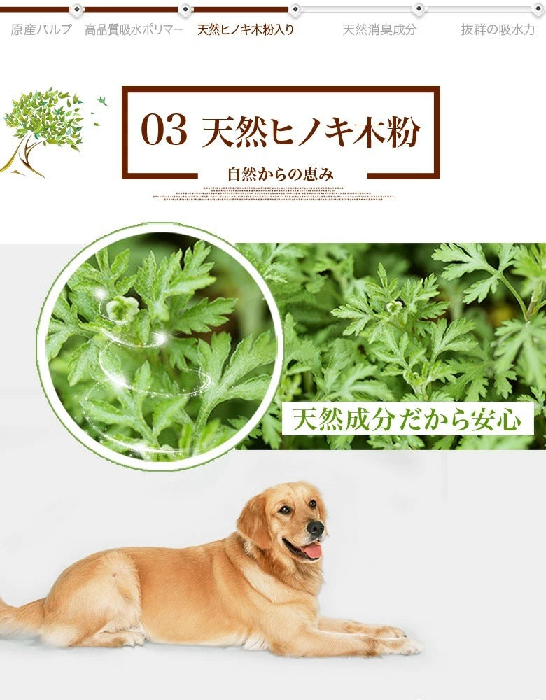 <a href="https://www.qoo10.jp/gmkt.inc/Search/brand.aspx?brandno=109151" target="_blank" class="title_brand" id="btn_brand" title="Honeycare">Honeycare</a>ペットシーツ 中厚型 ペットシート厚型 サイズ選択可 レギュラー ワイド スーパーワイド ヒノキの香り付き 香りの選択