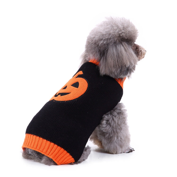 2023年新作入荷 ペット服 犬 服 Tシャツ ドッグウェア犬服クリスマス衣雪花セーターハロウィンペット服セーターヘラジカ衣犬セーター