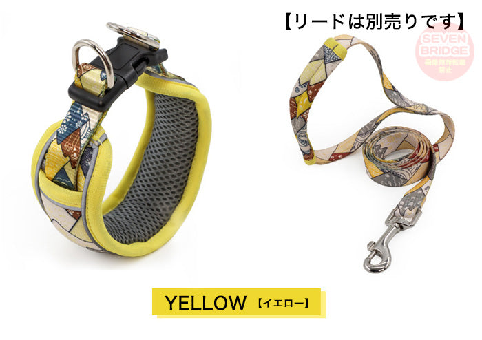 首や喉に優しい 和柄 ペット ペットグッズ 中型犬 ソフト 光反射 小型犬 大型犬 幅広 首輪 素材 犬 ドッグ