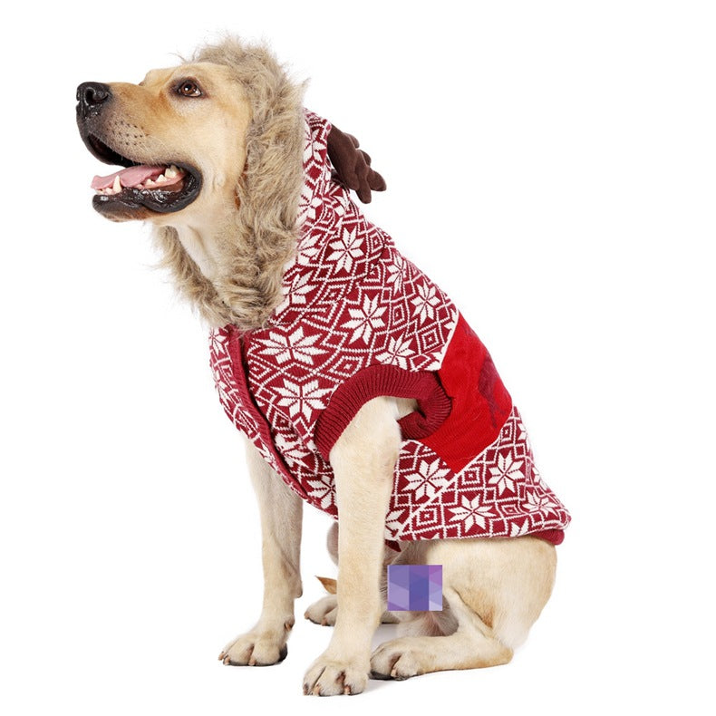 クリスマスペットセーター猫犬服テディビションエルク風小型中大型犬新大型犬セーター404