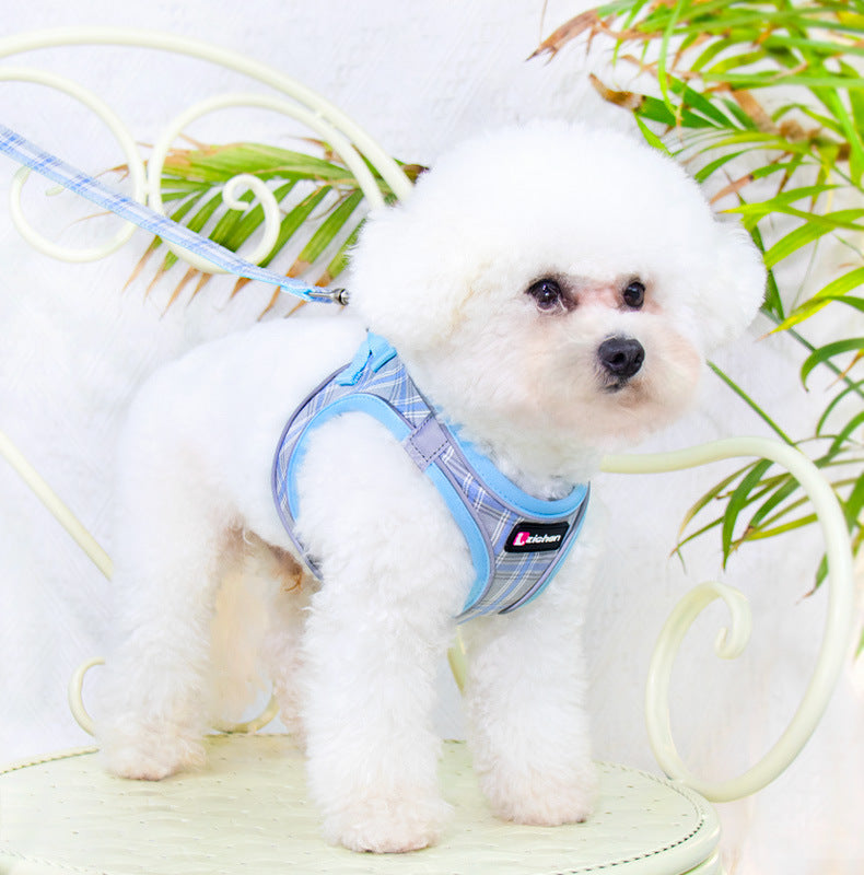 簡単装着 シンプル リーシュ ペット用品 お出かけ 軽量 犬 犬用 おしゃれ リード 猫用 お散歩 ハーネスリードセット ハーネス 46 2点セット 中型犬 胴輪 ペットハーネス ネコ用ハーネス 犬用