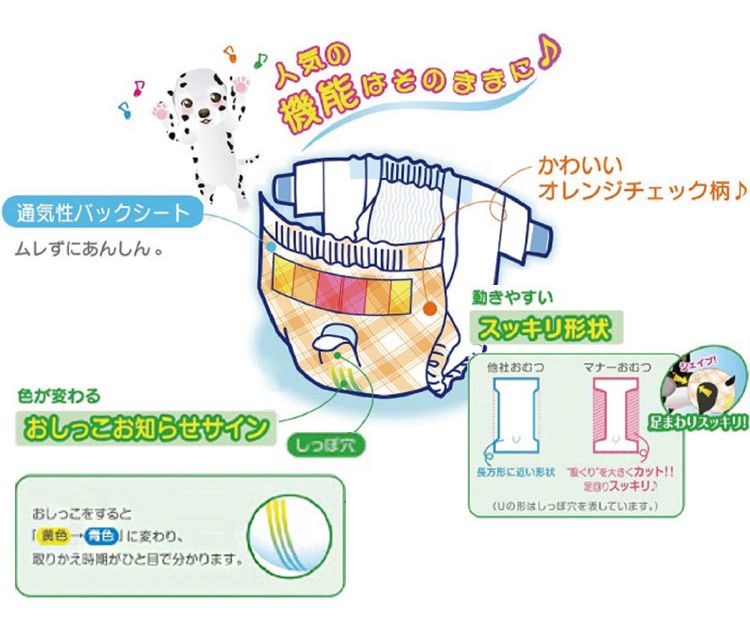 第一衛材 マナーおむつ のびるテープ付 ジャンボパック SSSサイズ 64枚 PMO-723 犬 いぬ おむつ 介護 ペット介護 ペット トイレ