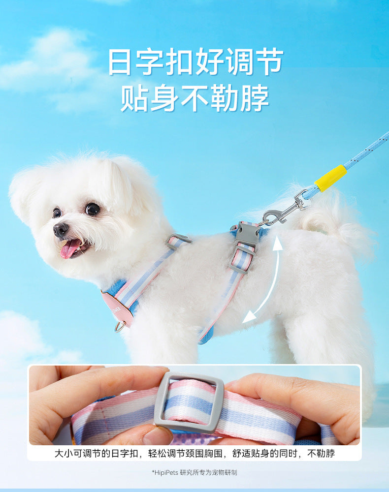 犬 リード ハーネス 紐 散歩紐 犬用デニムハーネス&リード けん引ロープ ペット用品 s07