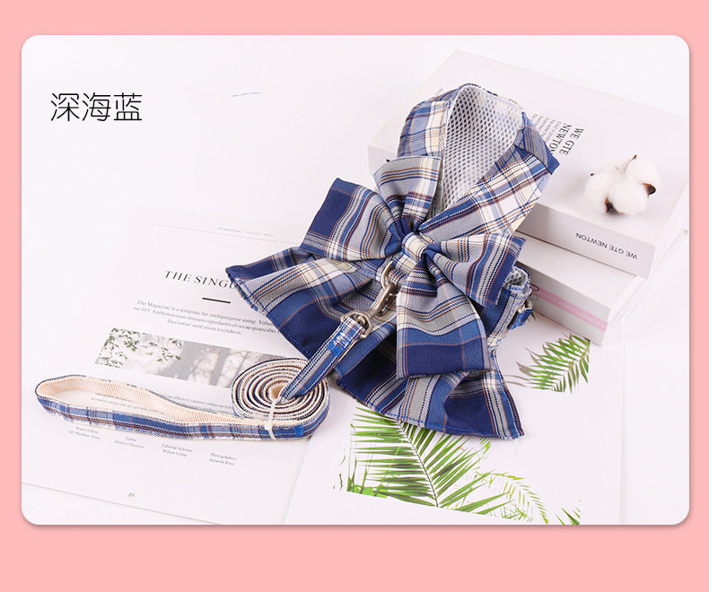 ペット リード 犬 猫 洋服 jk ベストタイプ リード 洋服 テディベア お出かけ チェストストラップ 犬 リード グッズ r n r n