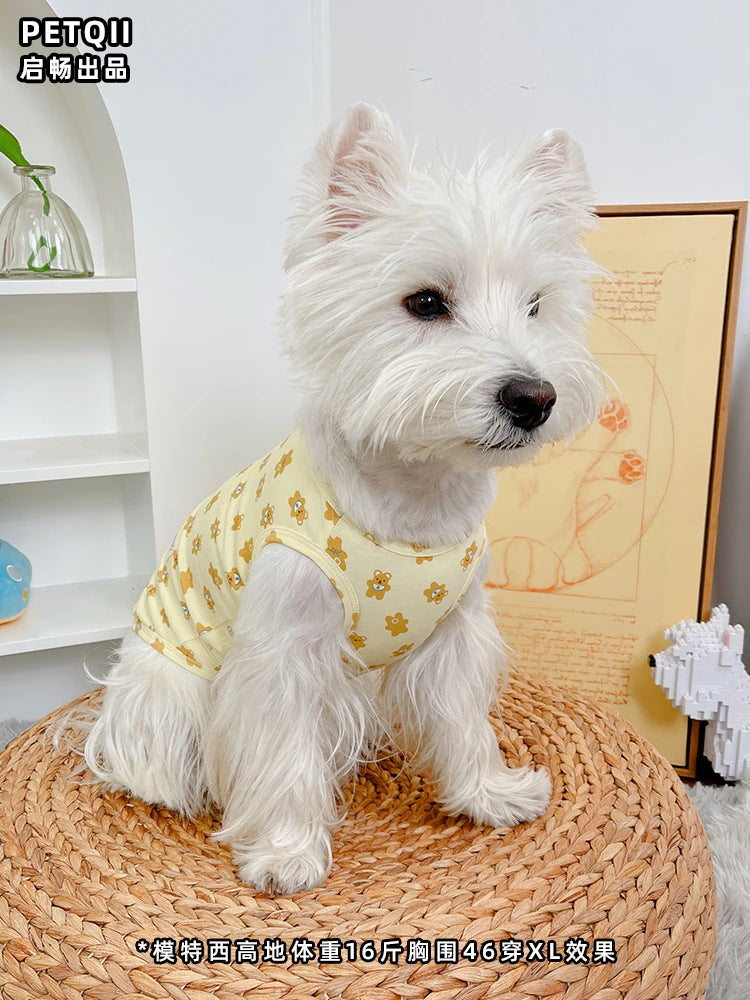 春夏新作 犬服 ペット服 犬 洋服 ペット 犬用品 小中型犬 犬服春秋モデル猫ベスト夏子犬春秋