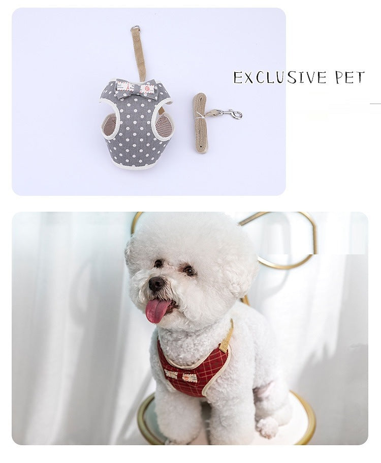 【3日以内に出荷】ハーネス 犬 リード付 ペット ソフトハーネス 胴輪 メッシュ素材 ベスト 小型犬 中型犬 大 ペット
