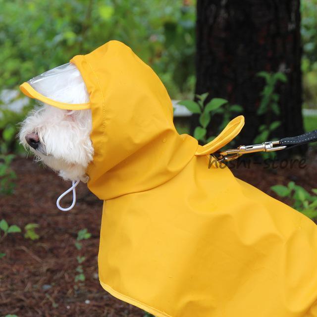 犬用レインコート 犬レインコート ポンチョ型 ドッグウェア 犬カッパ 雨具 雨対策 散歩 お出かけ 腹当て 透明フード付き 小型犬 中型犬 大型犬