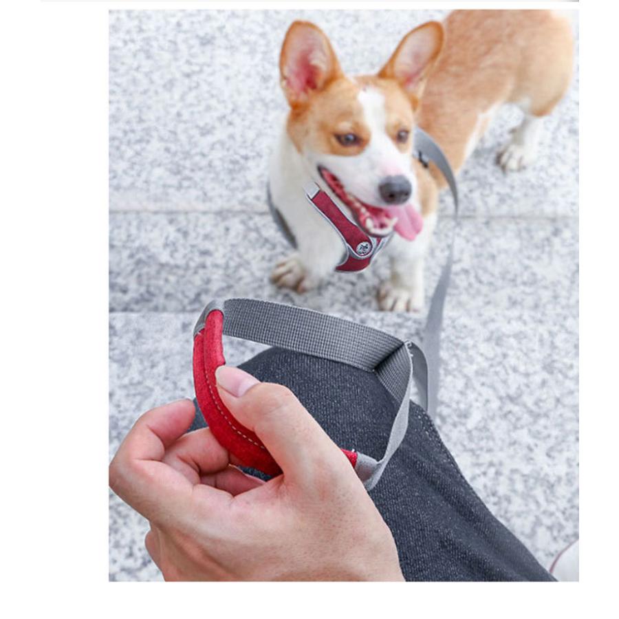 丈夫 ハーネス 大型犬 ハーネスリードセット犬用 小型犬 リフレクター付き 通気性 頑丈 2点 かっこいい 反射素材 犬 負担軽減 サイズ調整 衝撃緩和 中型犬