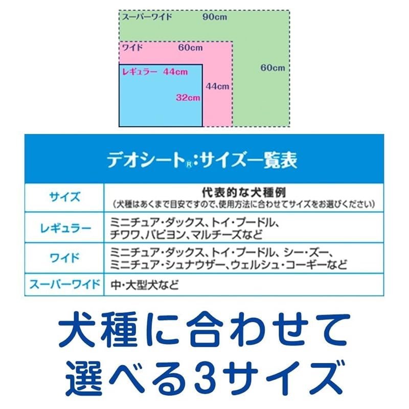 【即納】デオシート しっかり超吸収無香消臭タイプワイド54枚×2個