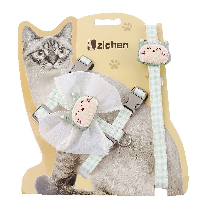猫用 簡単装着 ペットハーネス リーシュ 軽量 お散歩 ハーネス ペット用品 お出かけ ネコ用ハーネス ハーネスリードセット 1 犬 小型犬 犬用 中型犬 おしゃれ リード 胴輪 犬用ハーネス シンプ