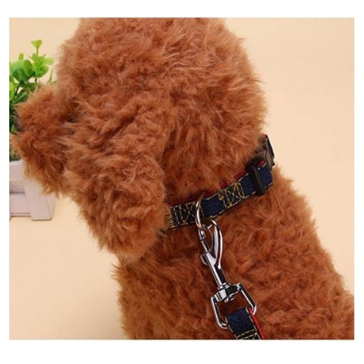 デニム ハーネスリード 3点セット ハーネスリードセット 胴輪 ハーネス リード 犬 ドッグ 小型犬 犬用 ペット用 犬具 散歩 お出かけ 簡単装着 4色
