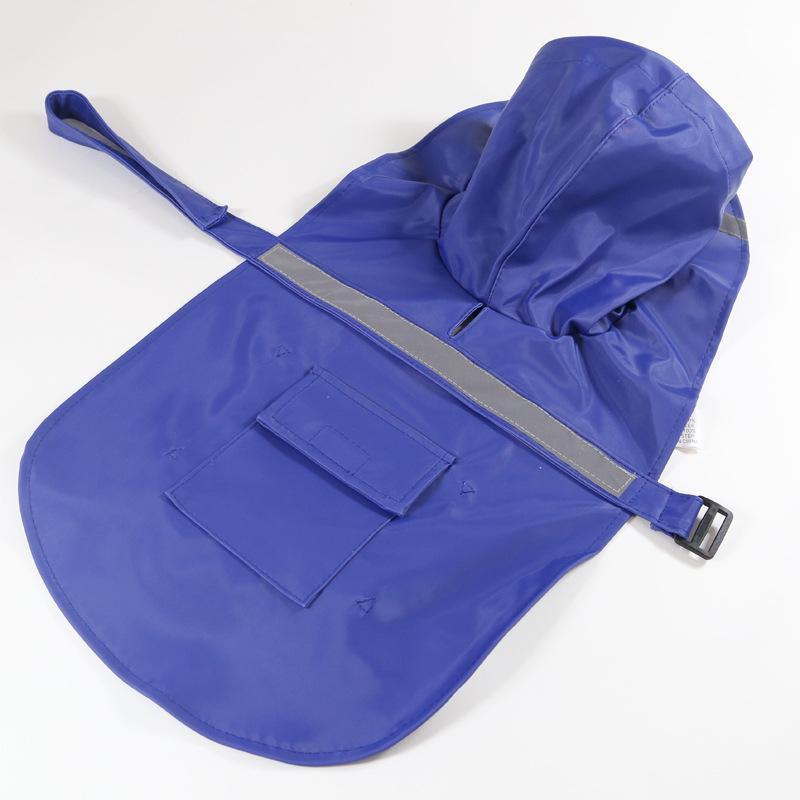 商品 犬用レインコート 犬服 レインコート 中大型犬反射テープ付き 梅雨 雨具 ポンチョ カッパ 雨の日のお散歩に ペット服