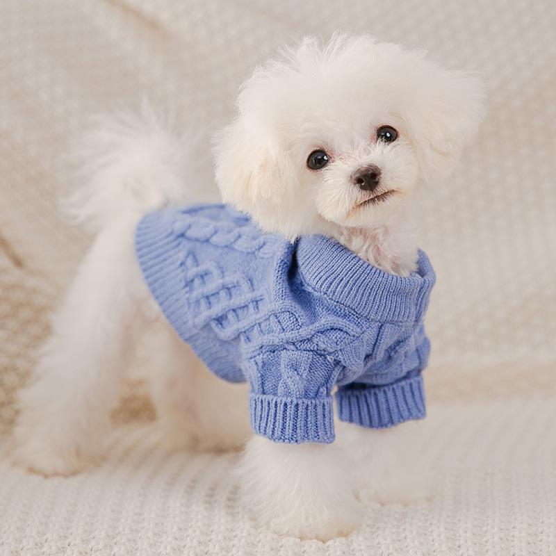 犬服 セーター 春 犬の服 パーカー ニット 編み 犬のニット かわいい ドッグウェア ドッグクローズ トイプードル チワワ ポメラニアン 小型犬 対応