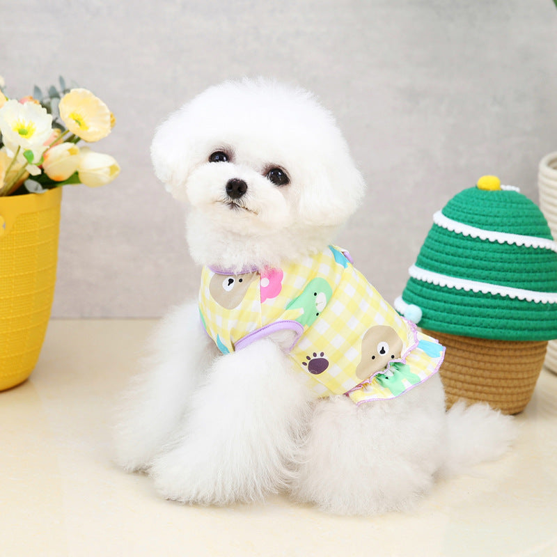 猫 犬 洋服 犬服 ペット服 大中小型犬 ペット用品 犬/猫用 犬の服 ペットウエア 小型犬 中型犬 通気 可愛い ドッグウェア トレーナー 犬 服 ワンピース サロペット ビションフリーゼ 犬猫服