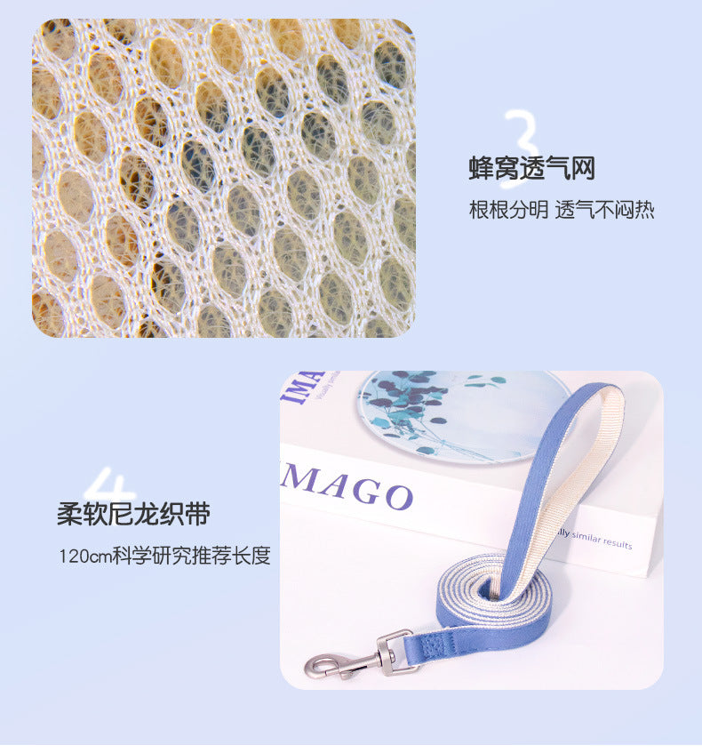 2点セット お出かけ ネコ用ハーネス シンプル ペットハーネス 胴輪 リード 簡単装着 お散歩 小型犬 猫用 犬 ハーネスリードセット ハーネス リーシュ 軽量 犬用ハーネス ペット用品 中型犬 犬用